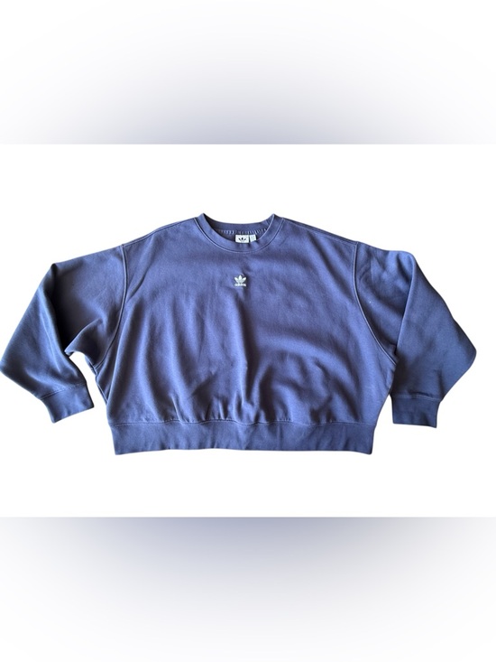 adidas Originals Tops - adidas Originals Plus Size Cropped Sweatshirt, 2XL Ladies